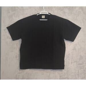 Maison Article T-shirt Standard Size XXXL, All Black, 100% Cotton, Short Sleeves